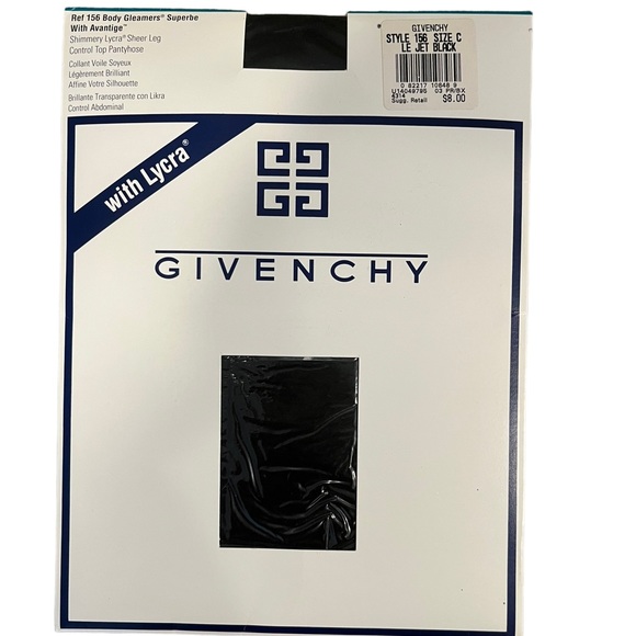 *SOLD*Vintage 1993 Givenchy Lycra 156 Body Gleamers Control Top Pantyhose Lot - Picture 3 of 8